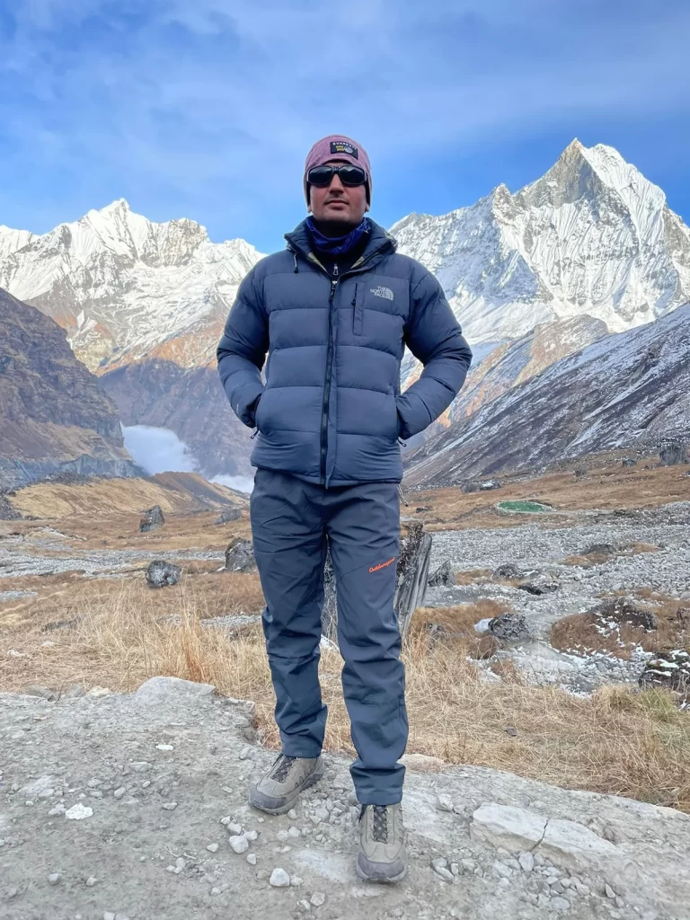 Rajendra Dhamala for Mardi Himal Trek as Freelance Guide